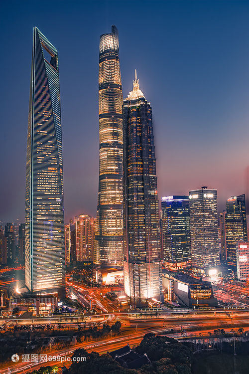 璀璨之夜 上海地標(biāo)“三件套”的夜景魅力